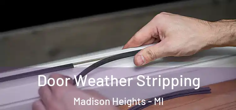 Door Weather Stripping Madison Heights - MI
